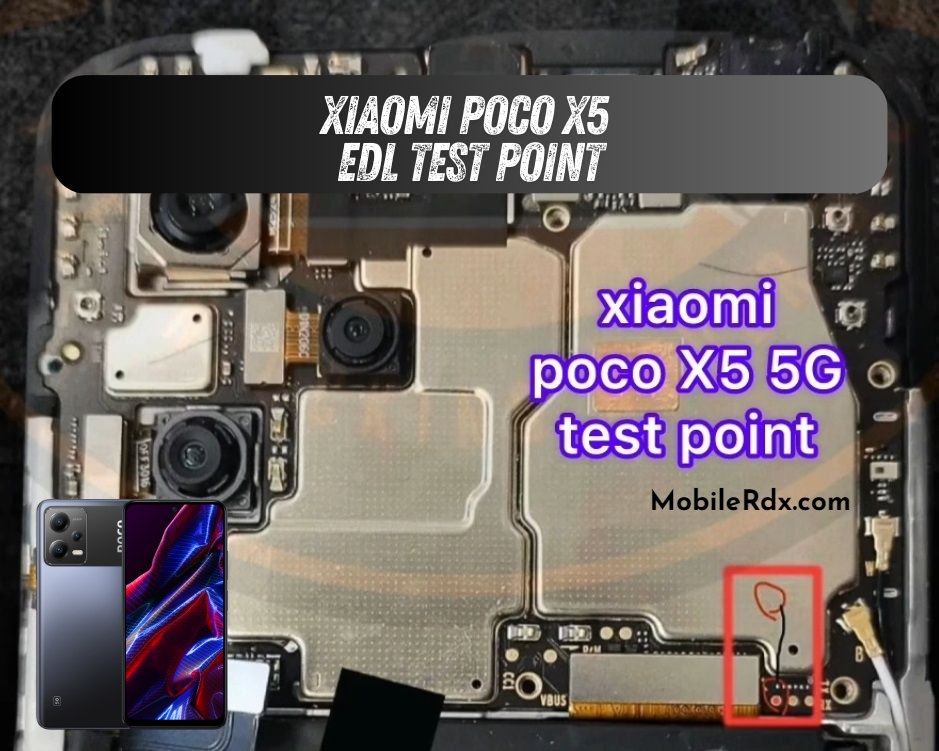 POCO X5 5G: Test Point и диагностика EDL 9008 — схема расположения Test Point