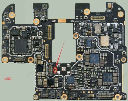 REDMAGIC 7 (NX679J): Test Point и диагностика EDL 9008 — схема расположения Test Point