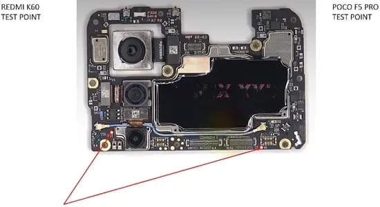 POCO F5 Pro: Test Point и проверка EDL 9008 — схема расположения Test Point