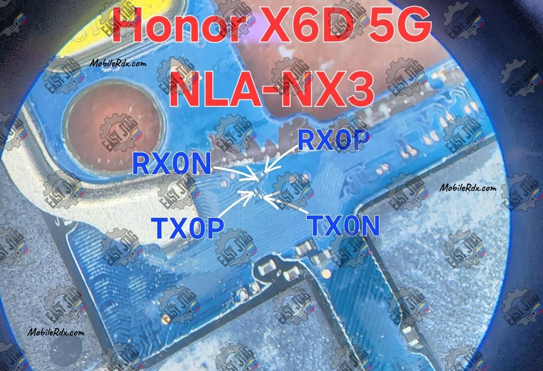 HONOR X6d 5G (NLA-NX3) — схема UFS ISP