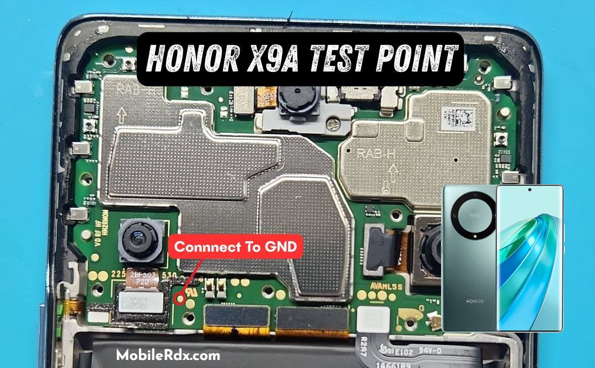 HONOR X9a — схема Test Point