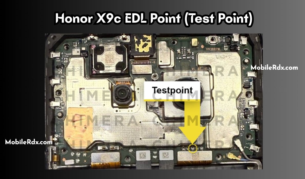 HONOR X9c — схема Test Point