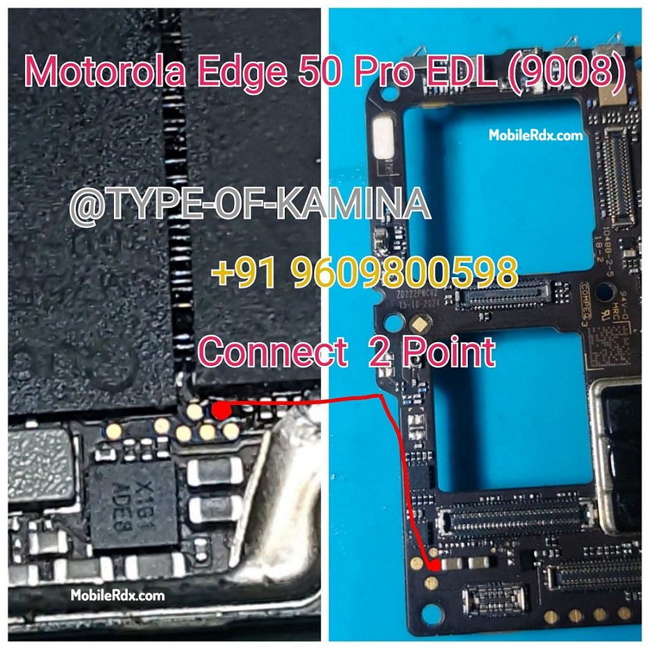 Motorola Edge 50 Pro (XT2403) — схема Test Point