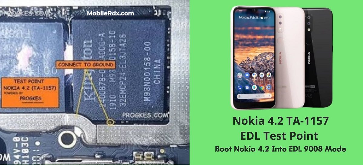 Nokia 4.2 (TA-1157) — схема Test Point