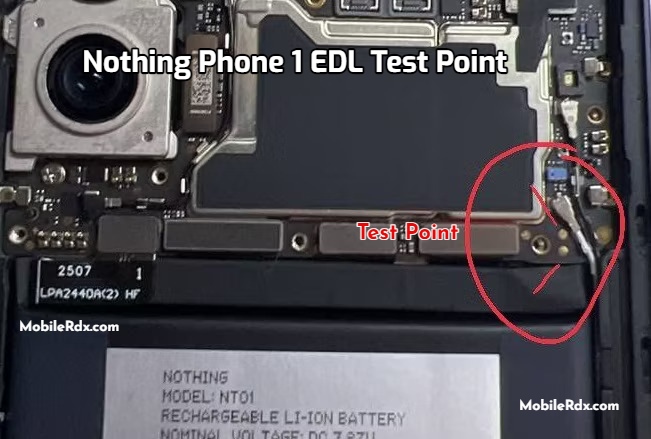 Nothing Phone (1) — схема Test Point