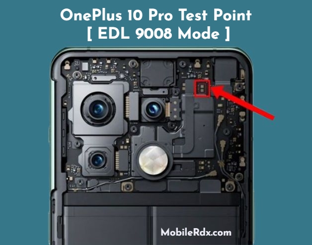 OnePlus 10 Pro — схема Test Point