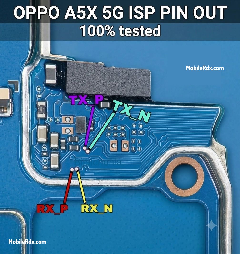 OPPO A5x 5G — схема UFS ISP