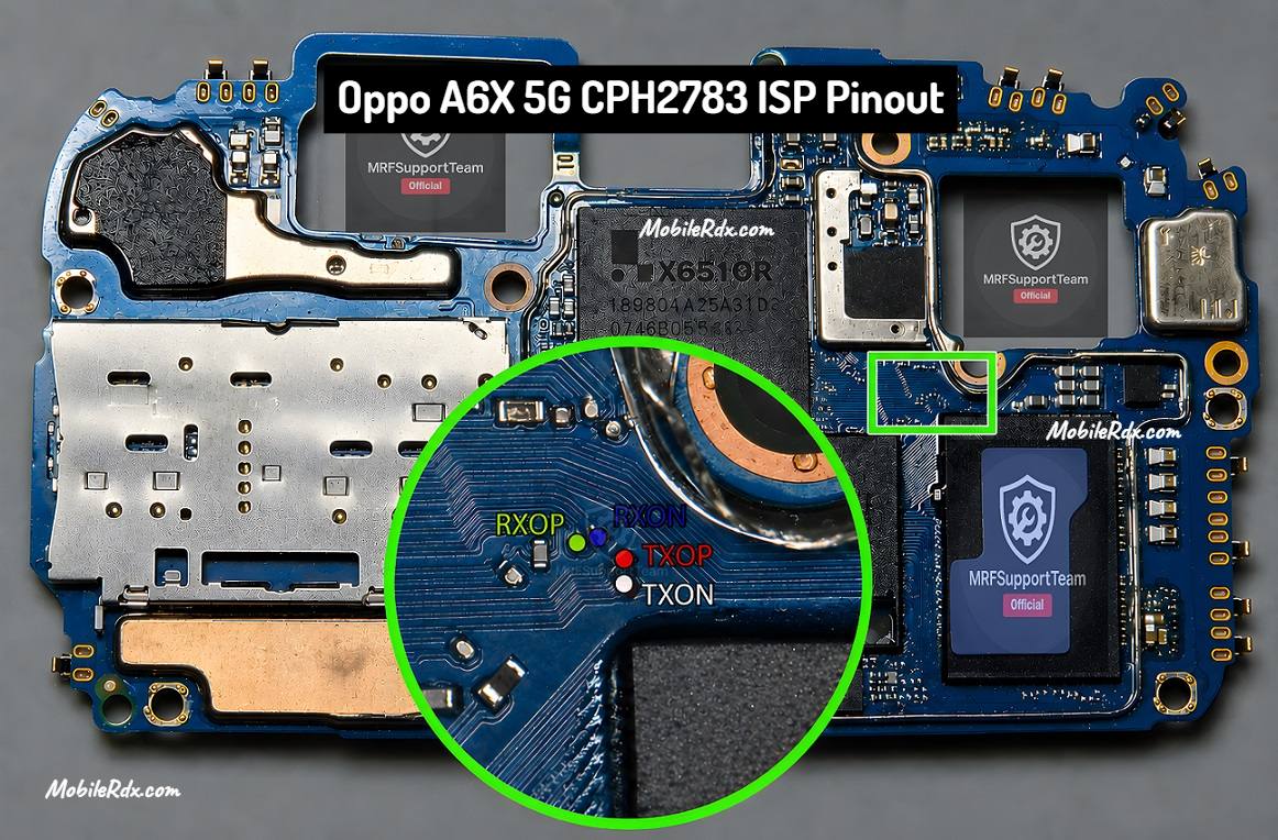 OPPO A6x 5G (CPH2783) — схема UFS ISP