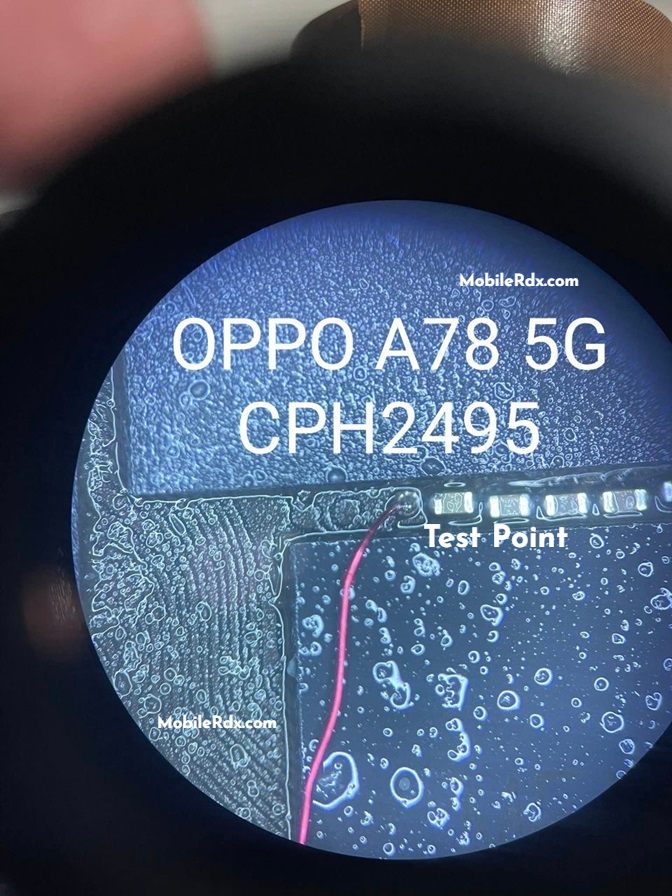 OPPO A78 5G (CPH2495) — схема Test Point