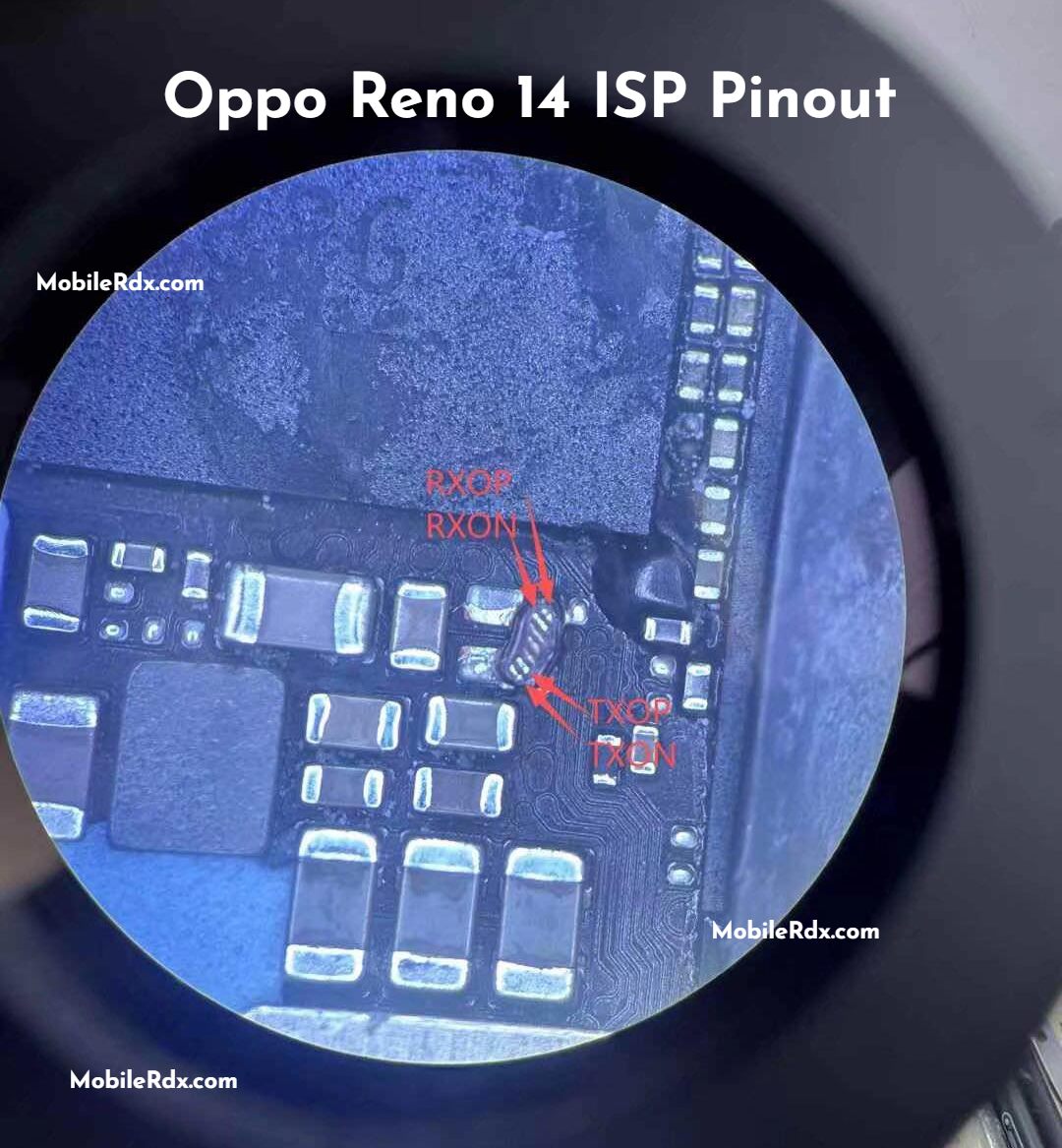 OPPO Reno14 5G — схема UFS ISP