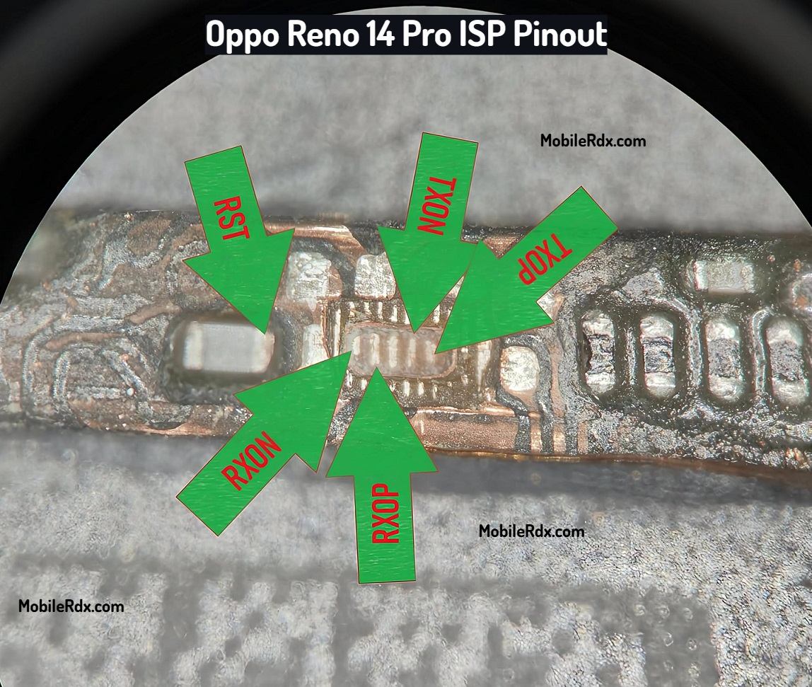 OPPO Reno14 Pro 5G (CPH2739) — схема UFS ISP