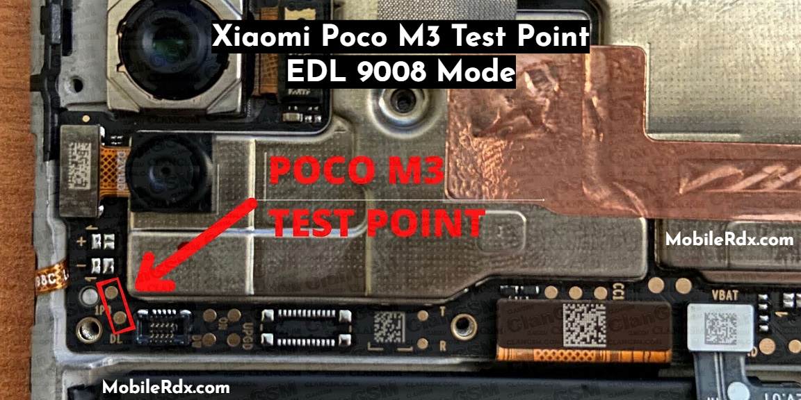 POCO M3 — схема Test Point