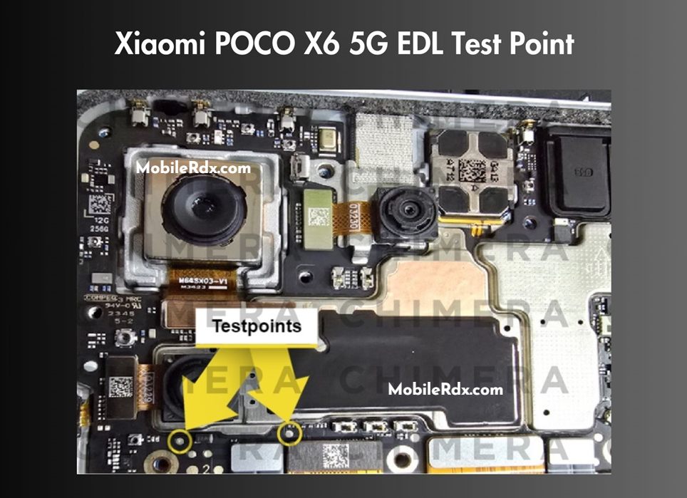 POCO X6 5G — схема Test Point