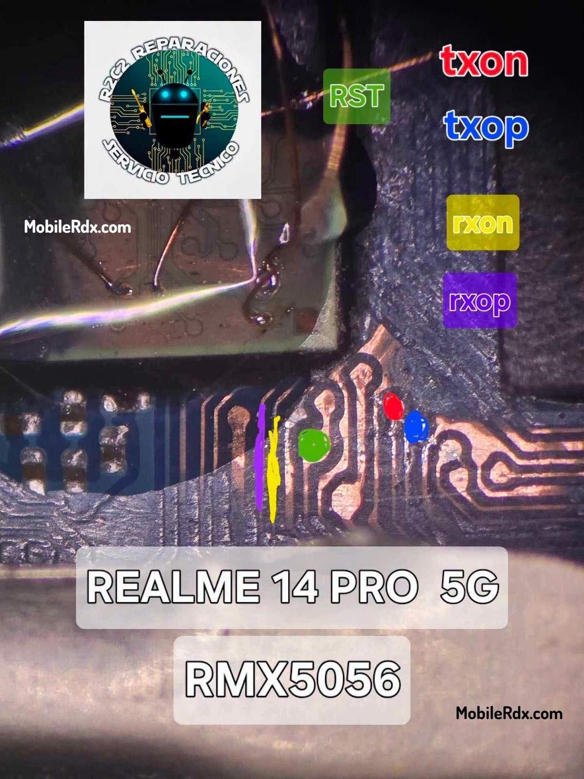 realme 14 Pro 5G (RMX5056) — схема UFS ISP