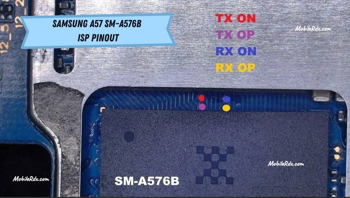 Samsung Galaxy A57 5G (SM-A576B) — схема UFS ISP