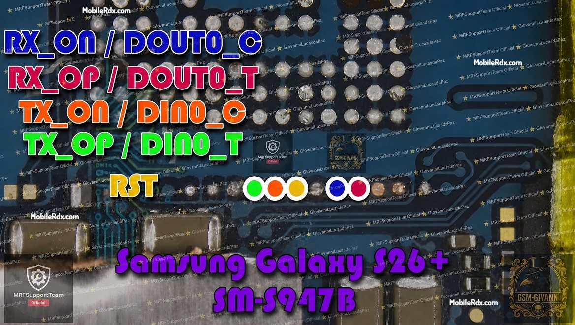 Samsung Galaxy S26+ (SM-S947B) — схема UFS ISP