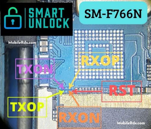 Samsung Galaxy Z Flip7 (SM-F766N) — схема UFS ISP