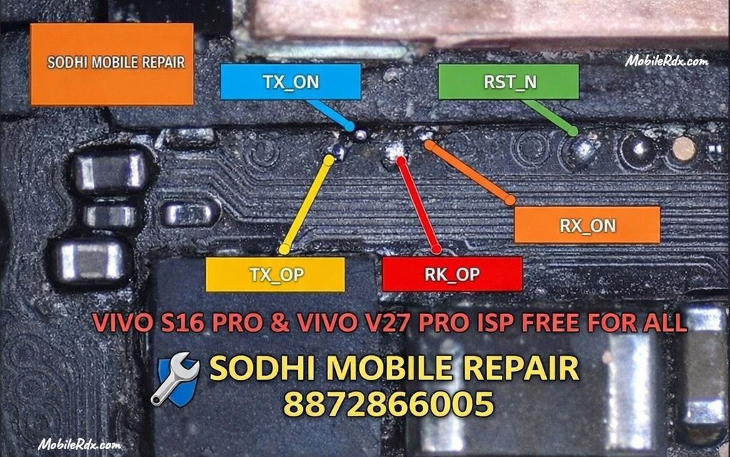 vivo V27 Pro (PD2245F) — схема UFS ISP